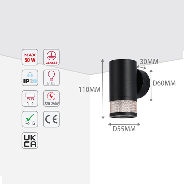 Cylindrical Mesh Design Light Collection