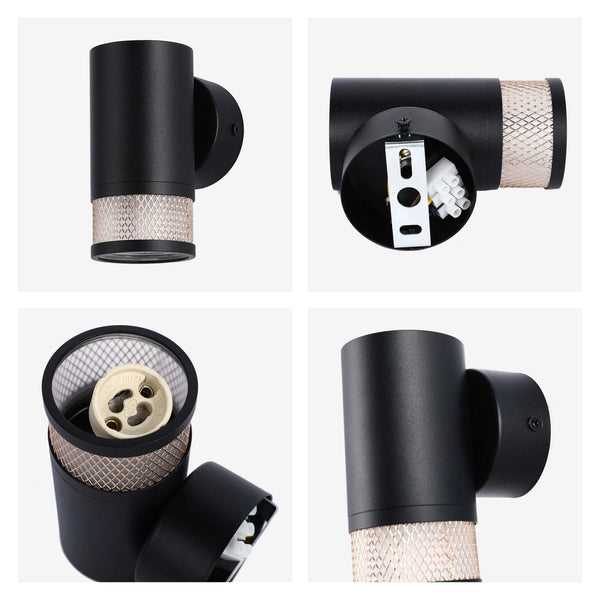 Cylindrical Mesh Design Light Collection