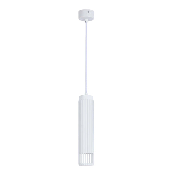 Cylindrical Slatted Pendant & Flush Mount Lights