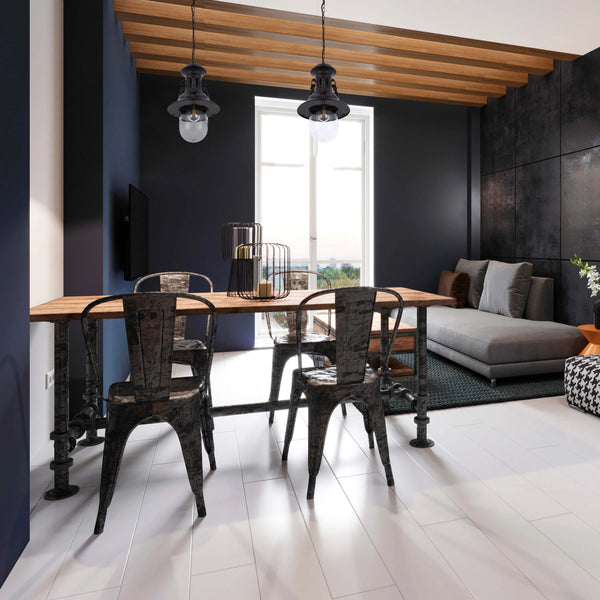 Black Dome Industrial Vintage Pendant Light E27
