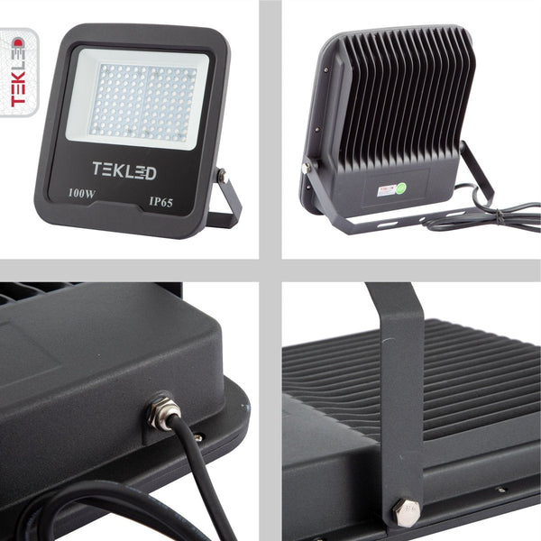 LED Floodlight SMD3030 100W Cool White 4000K IP65