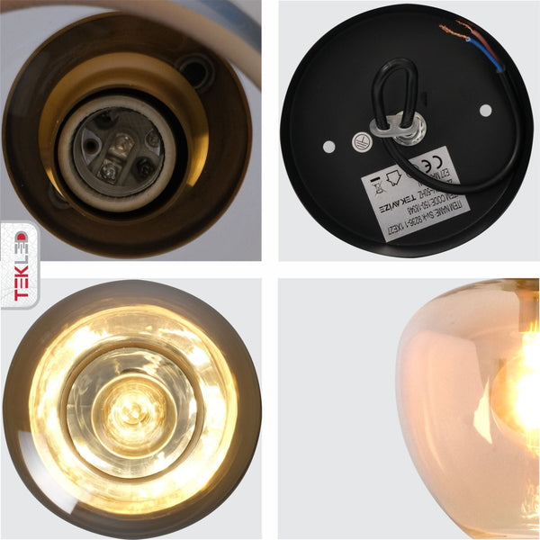 Globe Indian Dome Pendant Ceiling Light E27