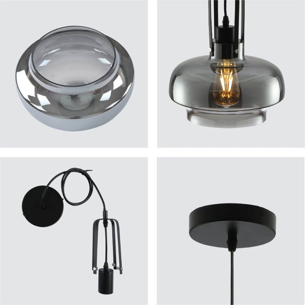 Vintage Industrial Japanese Gaslight Minimalist Glass Pendant Light