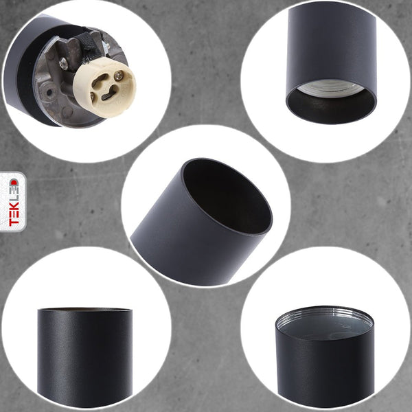 Cylinder GU10 Fixed Downlight Surface Mount