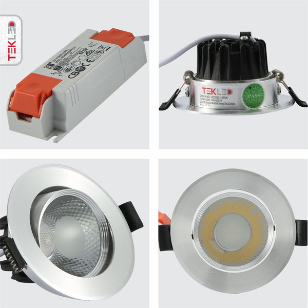LED COB Tilt Recessed Downlight 5W CRI90