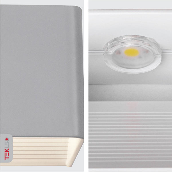 LED Cuboid Wall Light 5W Cool White 4000K White