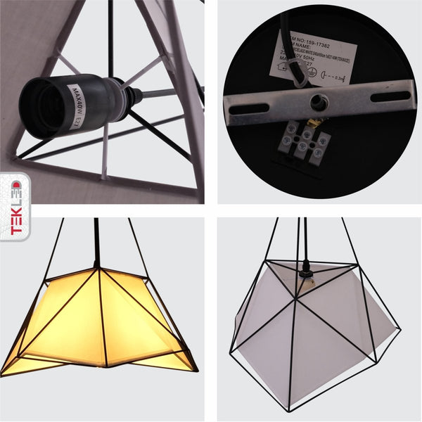 Murcielago Metal Pendant Ceiling Light E27 460 mm