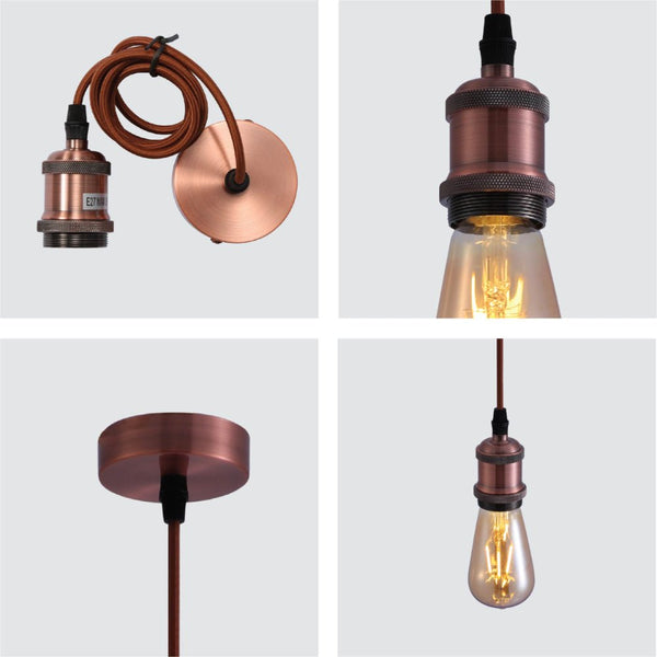 Vintage Industrial Retro Basic Pendant Ceiling Light E27