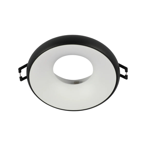 Die-Cast Aluminium Fixed GU10 Downlight with Colour-Accented Bezel
