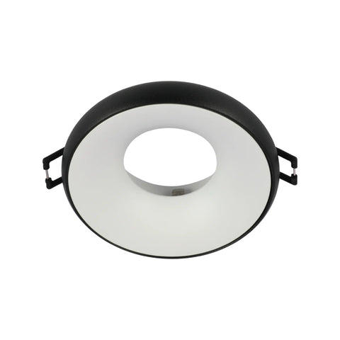 Die-Cast Aluminium Fixed GU10 Downlight with Colour-Accented Bezel