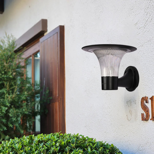 TEKLED Dual CCT Solar LED Wall Pathway Light 15W-Black