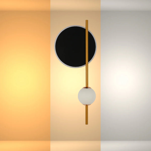 Eclipse Mirage Modern Geometric LED Wall Light with CCT Change
