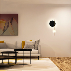 Eclipse Mirage Modern Geometric LED Wall Light with CCT Change