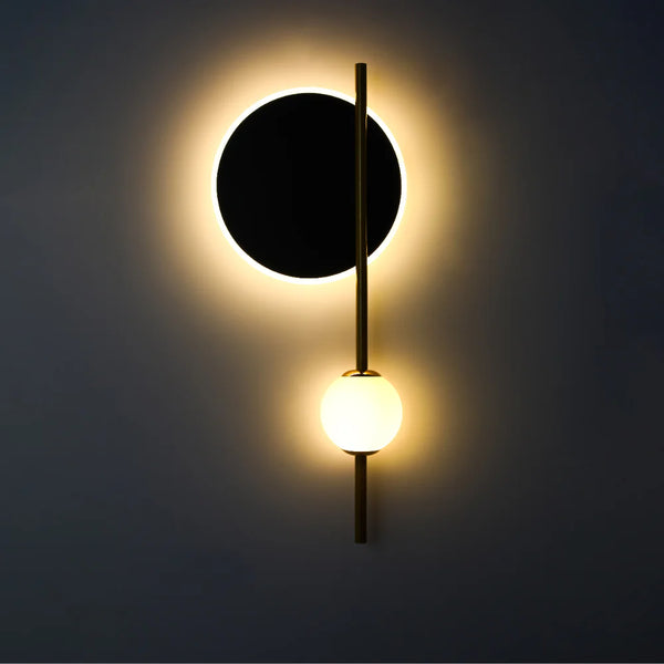 Eclipse Mirage Modern Geometric LED Wall Light with CCT Change