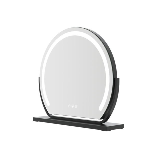Elara LED Vanity Mirror Black