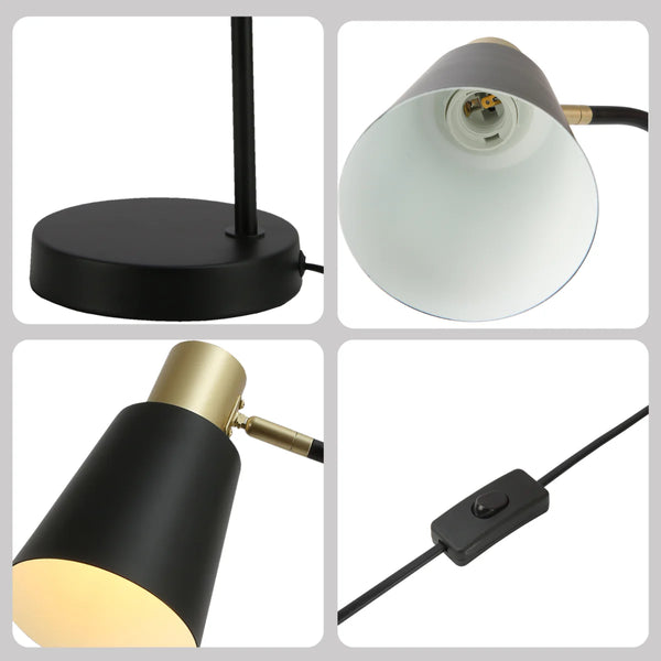 Elegance Curve E27 Desk Lamp