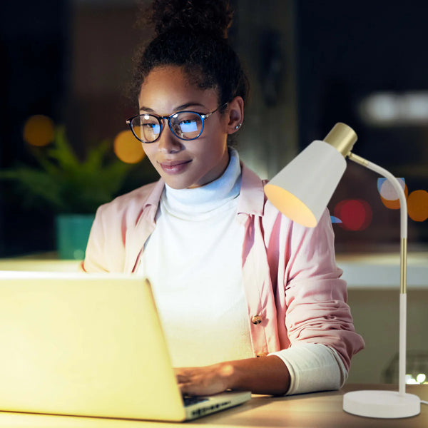 Elegance Curve E27 Desk Lamp
