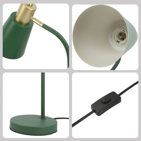 Elegance Curve E27 Desk Lamp