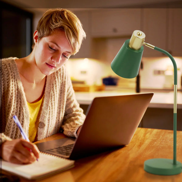 Elegance Curve E27 Desk Lamp