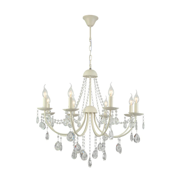 Elegant Cascade Waterfall Crystal Chandelier Ceiling Light