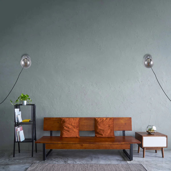 Elegant Globe Wall Light with Plug-In and Rocker Switch - Chrome Finish