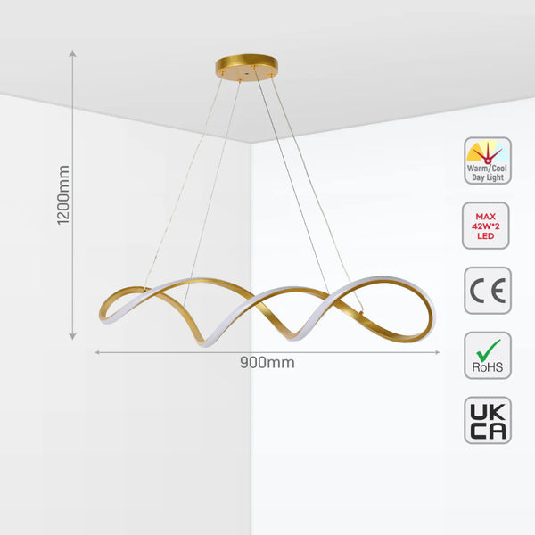Elegant Infinity LED Pendant Light