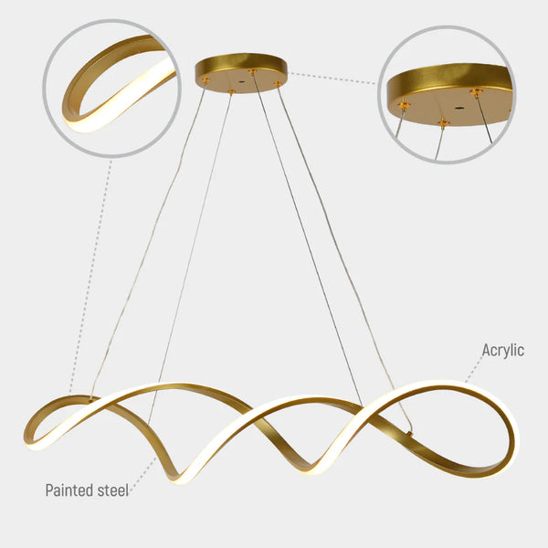 Elegant Infinity LED Pendant Light