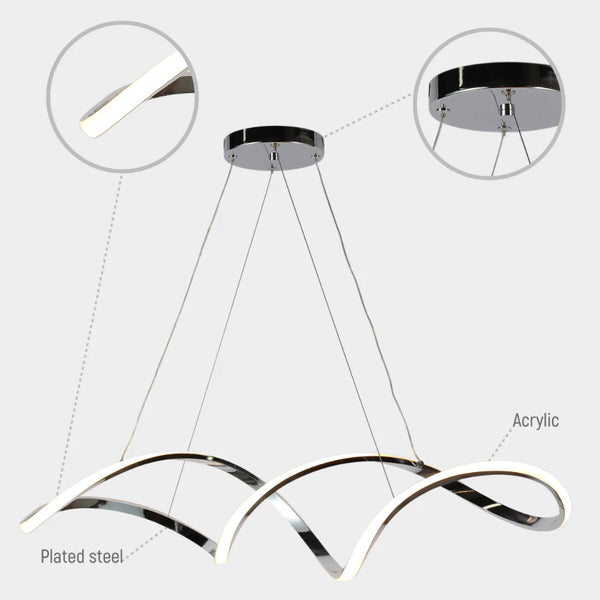 Elegant Infinity LED Pendant Light