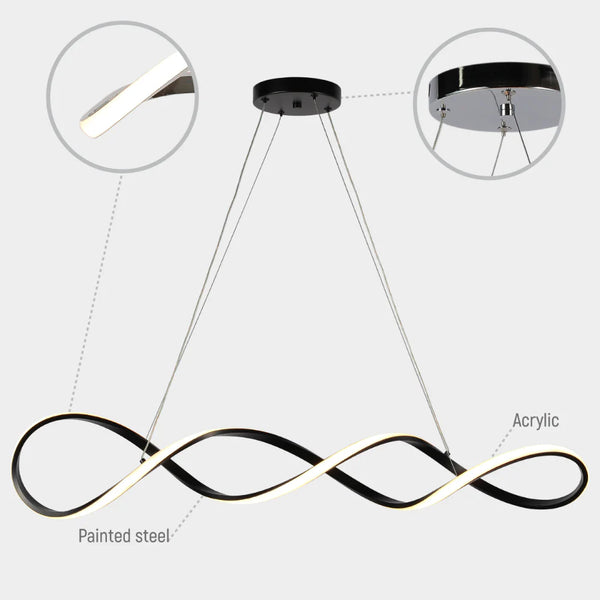 Elegant Infinity LED Pendant Light
