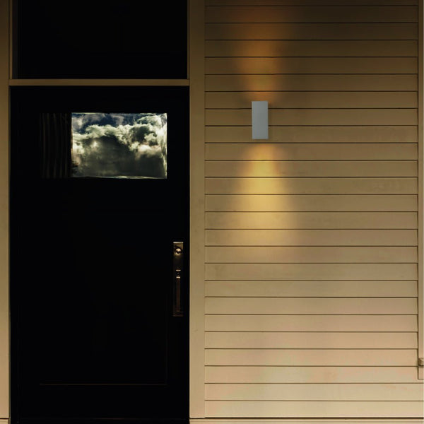 Cuboid Wall Lamp IP44 GU10 Grey