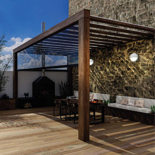 Fool Moon Eyelid LED Diecast Aluminium Round Wall Lamp 20W Cool White 4000K IP54 Grey 275mm