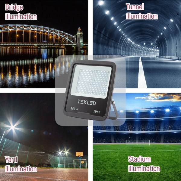 LED Floodlight SMD3030 150W Cool White 4000K IP65
