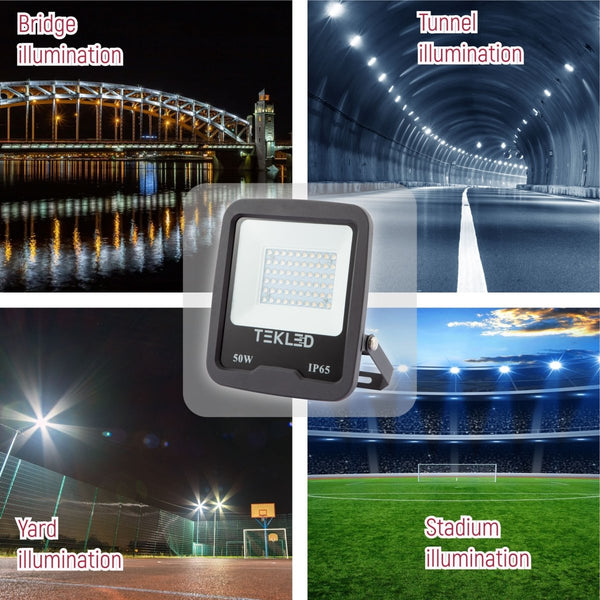 LED Floodlight SMD3030 50W Cool White 4000K IP65