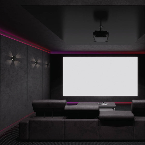 Black Compass 4 Way Outdoor Modern LED Wall Light