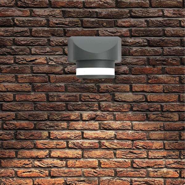 LED Diecast Aluminium One Direction Wall Lamp 7W 14W 4000K Cool White IP54 Grey