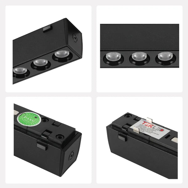 Fixed Magnetic Track Light with Laser Blade Design