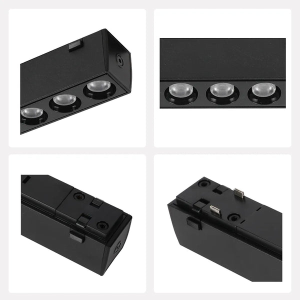 Fixed Magnetic Track Light with Laser Blade Design