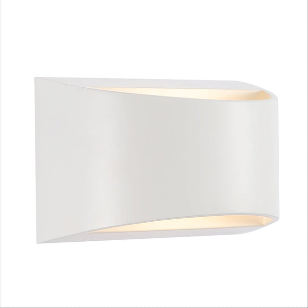 Modern Arc White LED Wall Light 5W Warm White