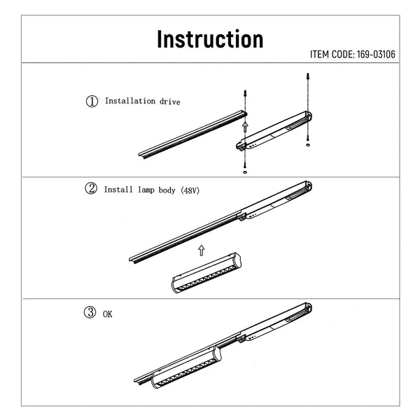 FlexBeam Laser Blade Linear Magnetic Track Light