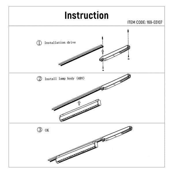 FlexBeam Laser Blade Linear Magnetic Track Light