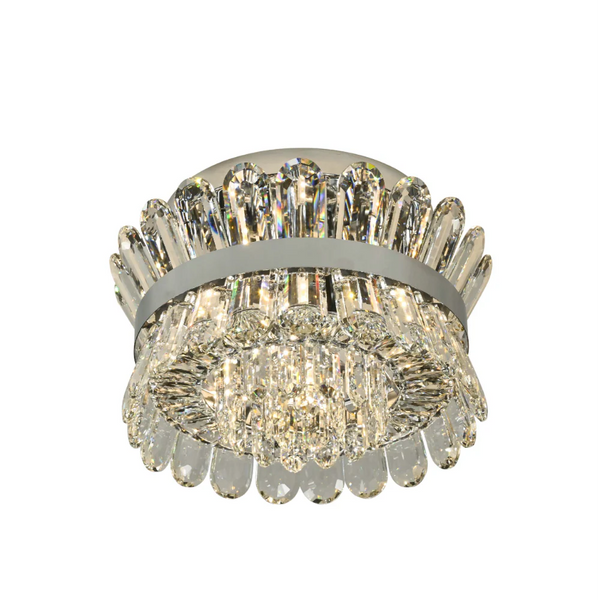 Flush Ring Crystal Deluxe Chandelier Ceiling Light
