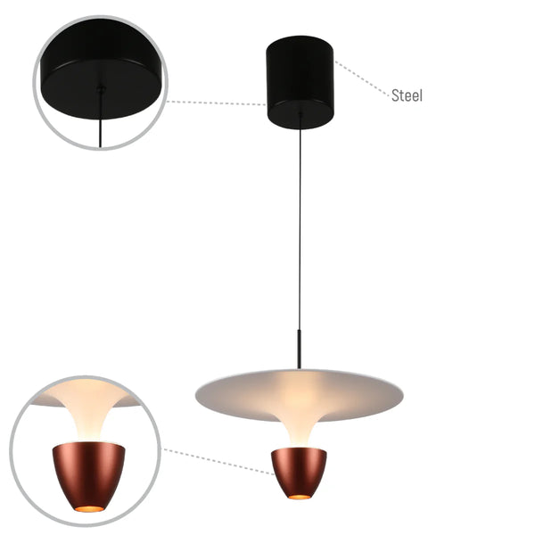 Fountain LED Pendant Light 8W