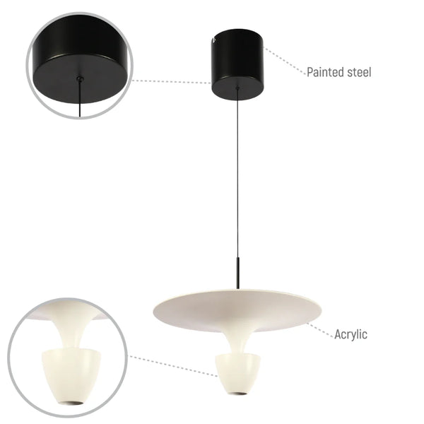 Fountain LED Pendant Light 8W