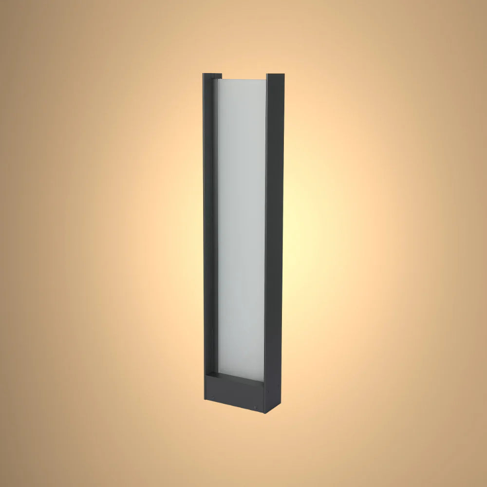 Framed LED Outdoor Pathway Bollard Lawn Light 20W 4000K