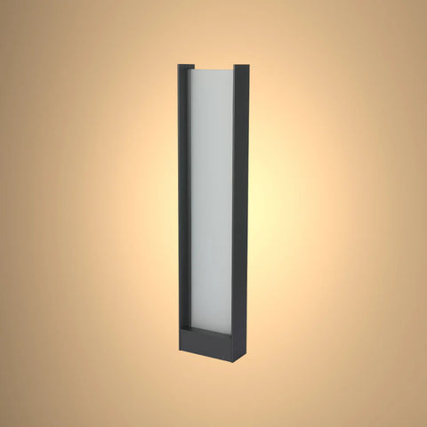 Framed LED Outdoor Pathway Bollard Lawn Light 20W 4000K