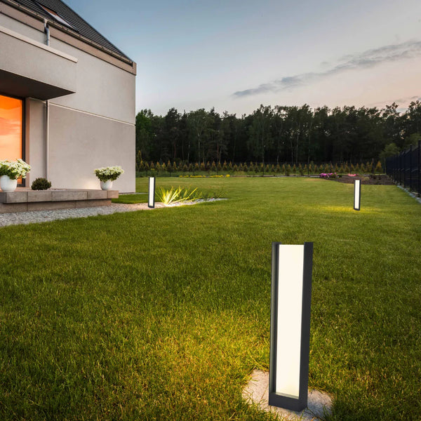 Framed LED Outdoor Pathway Bollard Lawn Light 20W 4000K
