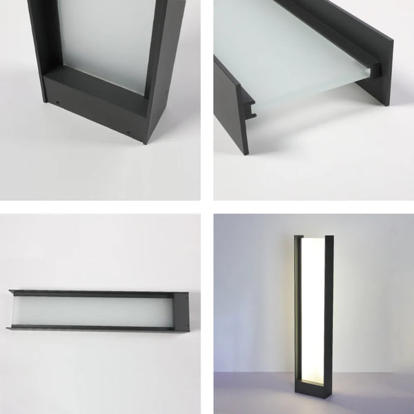 Framed LED Outdoor Pathway Bollard Lawn Light 20W 4000K
