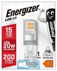 6 x S18749 Energizer LED G9 200lm 1.9W 6,500K (Daylight)