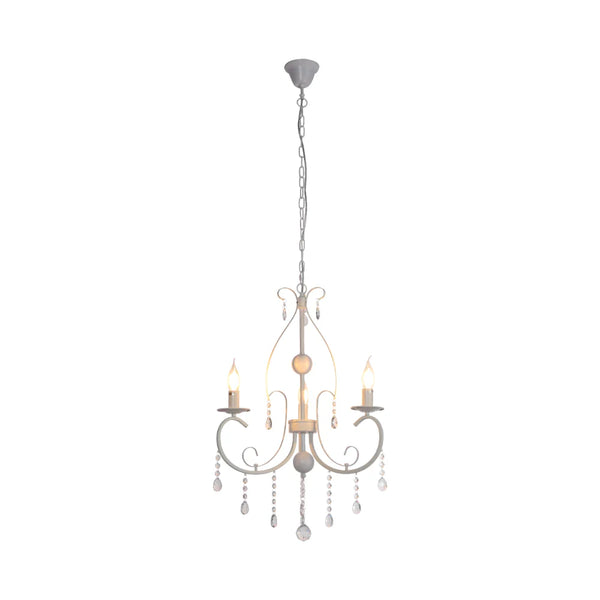 Gallardos Minimal Chandelier Ceiling Light with Crystal Beads