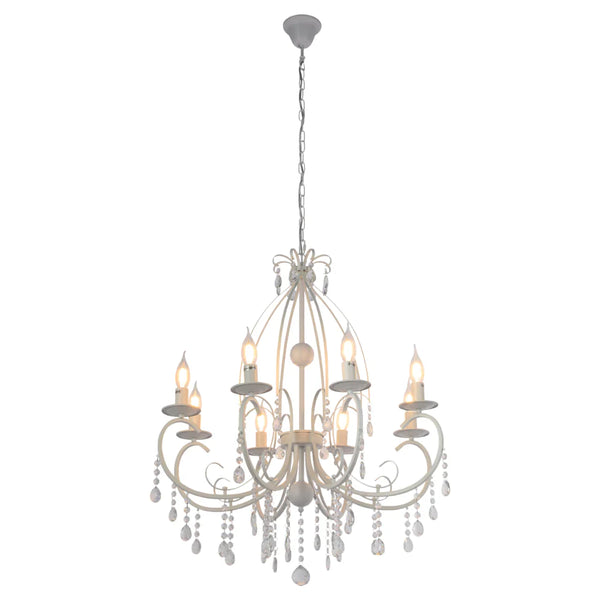 Gallardos Minimal Chandelier Ceiling Light with Crystal Beads
